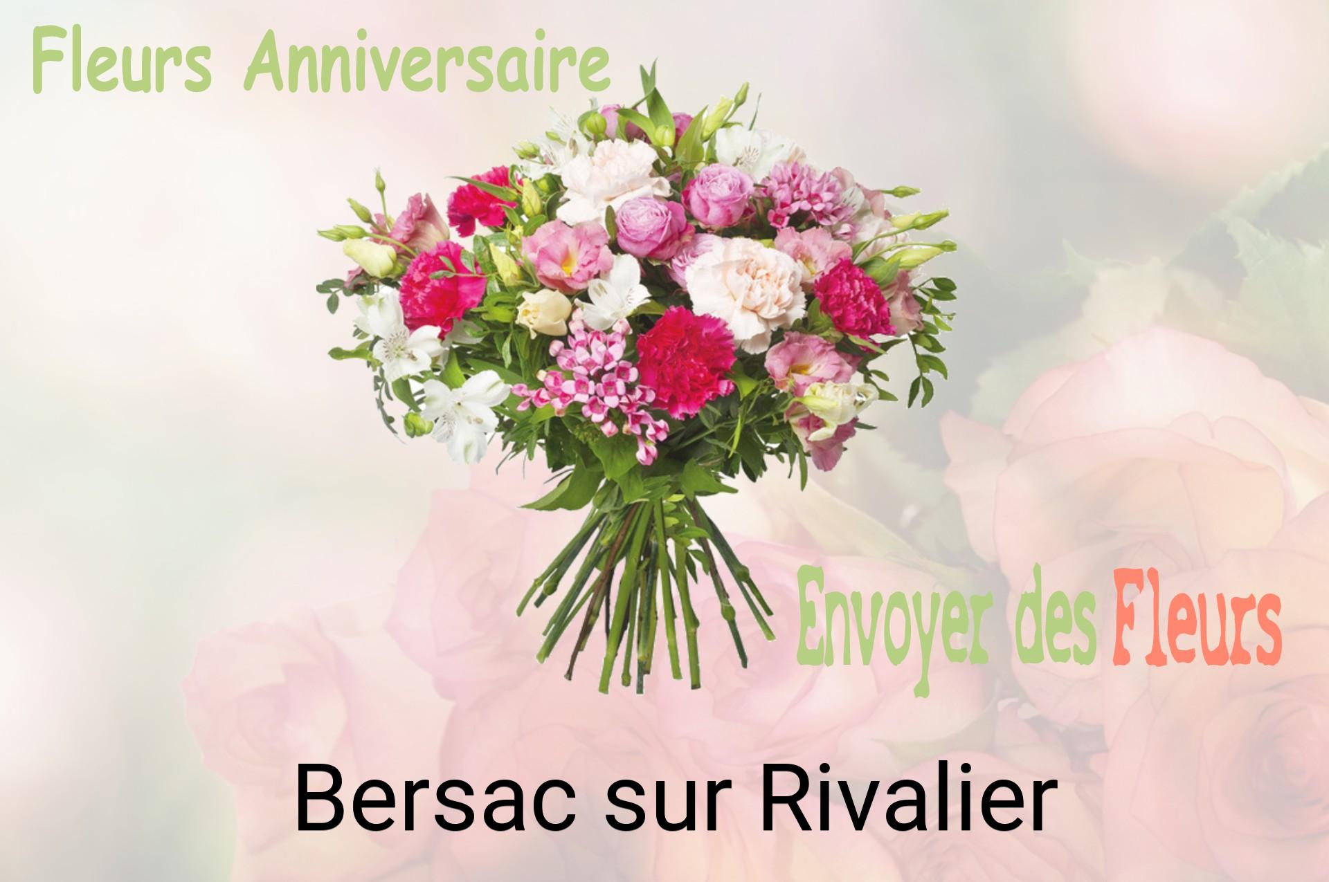 Bouquet de fleurs d’anniversaire livré à Bersac-sur-Rivalier