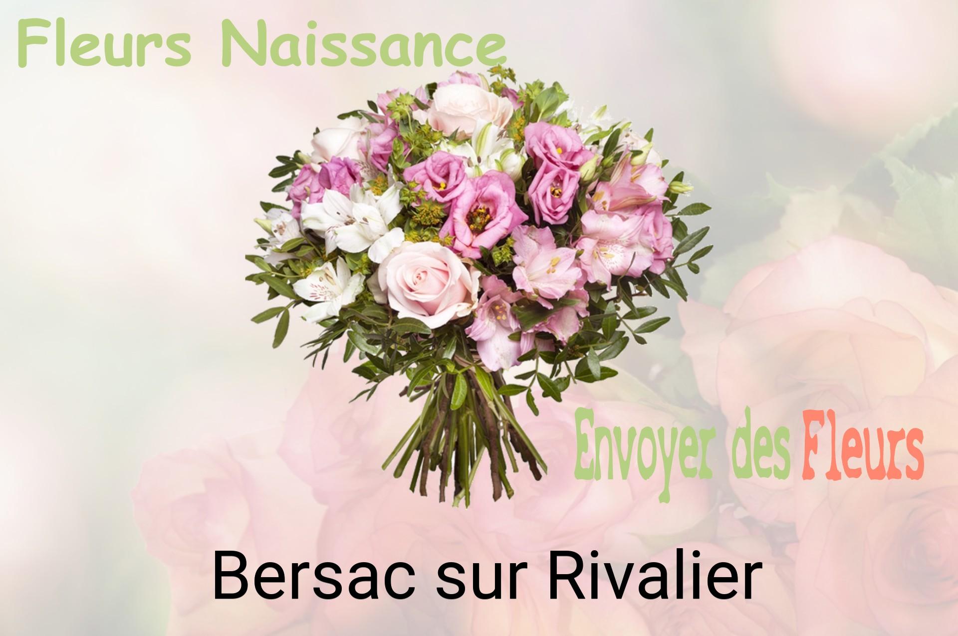 Bouquet de fleurs de naissance livré à Bersac-sur-Rivalier