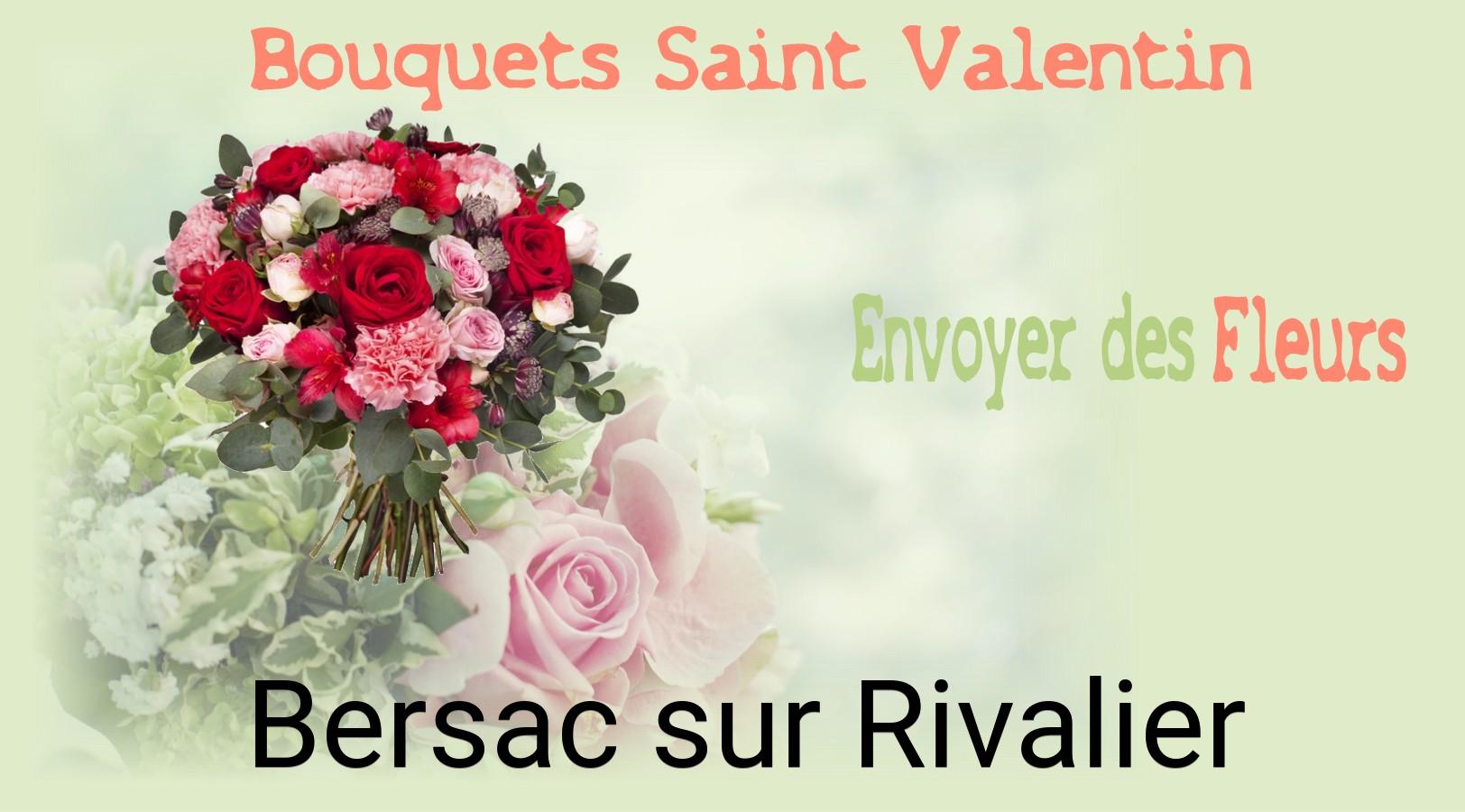 Roses de Saint-Valentin livrées à Bersac-sur-Rivalier
